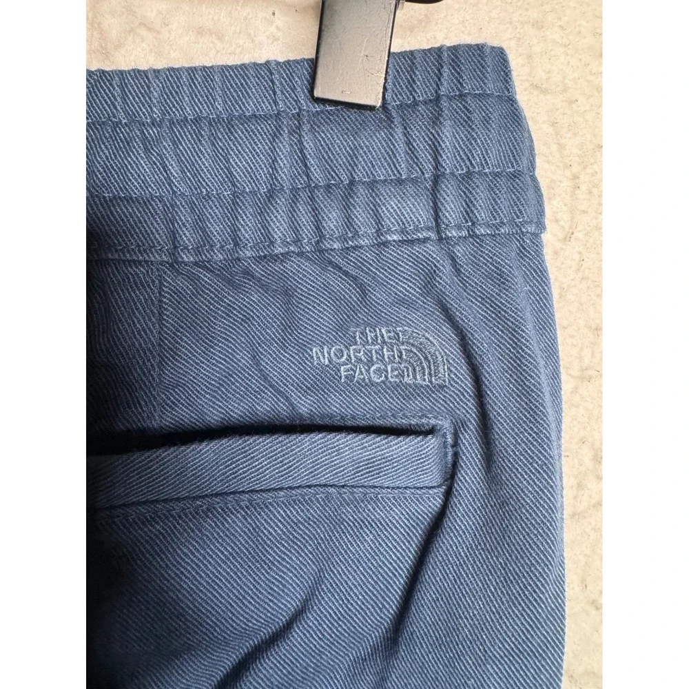 The North Face Mens Blue Elastic Waist Cargo Pull On Pants Small 8069